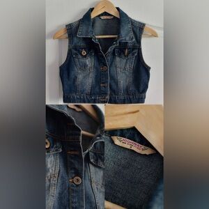 Denim Crop Top Jean Jacket
